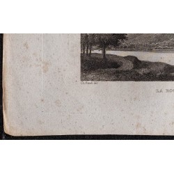 Gravure de 1839 - La roche Guyon - 4
