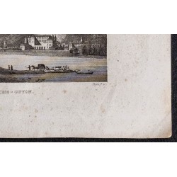 Gravure de 1839 - La roche Guyon - 5