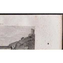 Gravure de 1839 - Château de La Roche-Guyon - 3