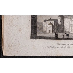 Gravure de 1839 - Château de La Roche-Guyon - 4