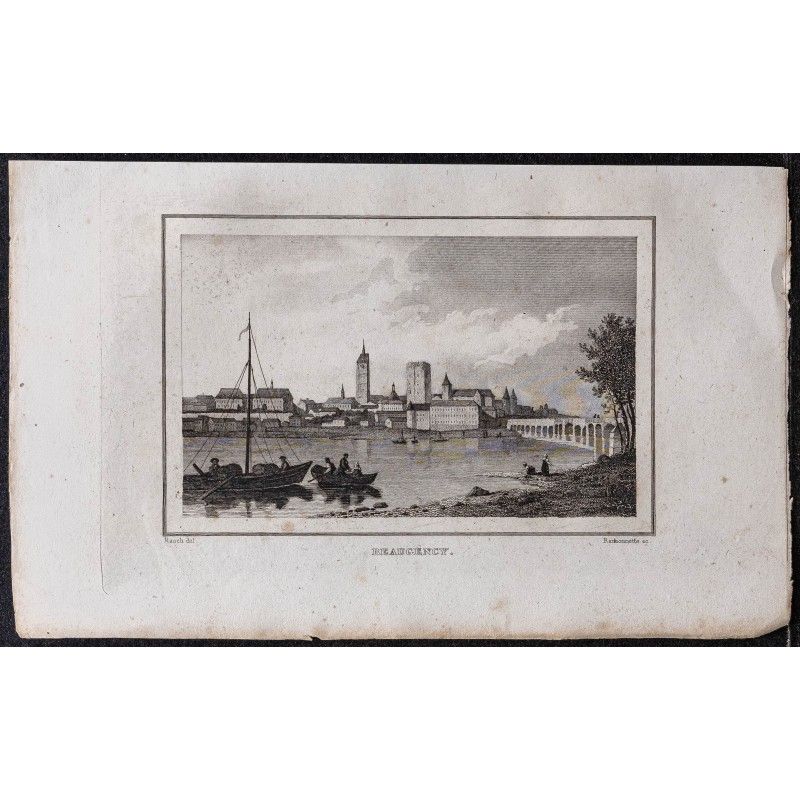 Gravure de 1839 - Beaugency - 1