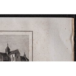 Gravure de 1839 - Abbaye de Saint-Benoît-sur-Loire - 3
