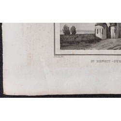 Gravure de 1839 - Abbaye de Saint-Benoît-sur-Loire - 4
