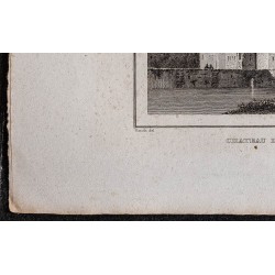 Gravure de 1839 - Château de Sully - 4