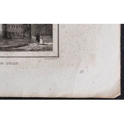 Gravure de 1839 - Château de Sully - 5