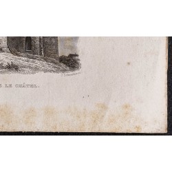 Gravure de 1839 - Château de Yèvre-le-Châtel - 5