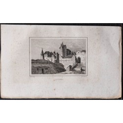 Gravure de 1839 - Château de Luynes - 1
