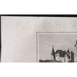 Gravure de 1839 - Château de Luynes - 2