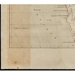 Gravure de 1843 - Carte de l'Afrique - 4