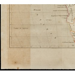 Gravure de 1843 - Carte de l'Afrique - 4