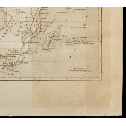 Gravure de 1843 - Carte de l'Afrique - 5