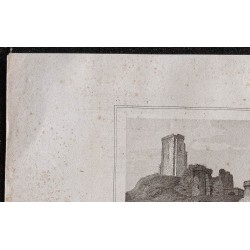 Gravure de 1839 - Château de Lavardin - 2