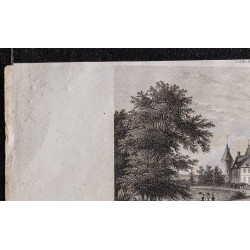 Gravure de 1839 - Château de Lierville - 2
