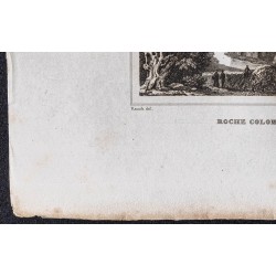 Gravure de 1839 - Roche Colombe - 4