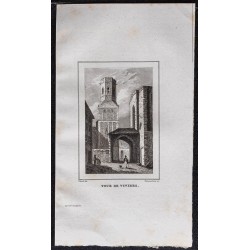 Gravure de 1839 - Cathédrale Saint-Vincent de Viviers - 1