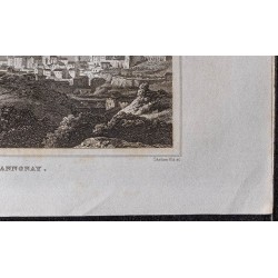 Gravure de 1839 - Annonay en Ardèche - 5