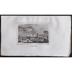 Gravure de 1839 - Carpentras (Vaucluse) - 1