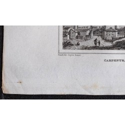 Gravure de 1839 - Carpentras (Vaucluse) - 4