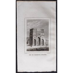 Gravure de 1839 - Arc de triomphe antique d'Orange - 1