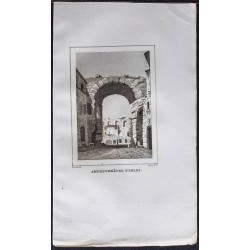 Gravure de 1839 - Arènes d'Arles - 1