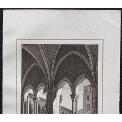 Gravure de 1839 - Abbaye de Montmajour - 2