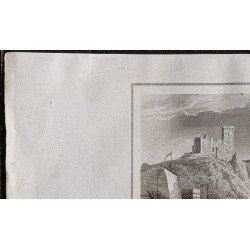 Gravure de 1839 - Pont de Beaucaire à Tarascon - 2