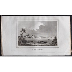 Gravure de 1839 - Pont-Saint-Esprit (Gard) - 1