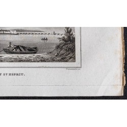 Gravure de 1839 - Pont-Saint-Esprit (Gard) - 5