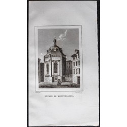 Gravure de 1839 - Bourse de Montpellier - 1