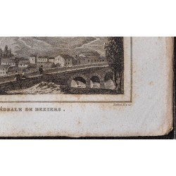 Gravure de 1839 - Cathédrale de Béziers - 5