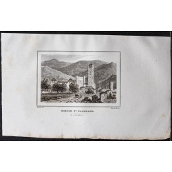 Gravure de 1839 - Cathédrale Saint-Fulcran de Lodève - 1