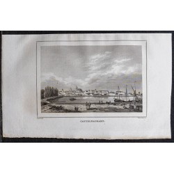 Gravure de 1839 - Ville de Castelnaudary - 1