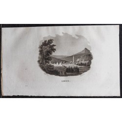 Gravure de 1839 - Ville de Limoux - 1