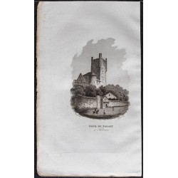 Gravure de 1839 - Donjon Gilles Aycelin - 1