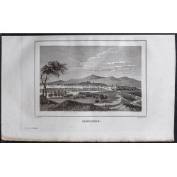 Gravure de 1839 - Ville de Perpignan - 1