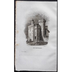 Gravure de 1839 - Castellet (Perpignan) - 1