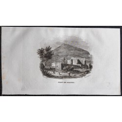 Gravure de 1839 - Forteresse de Salses - 1