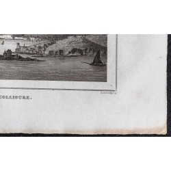 Gravure de 1839 - Collioure - 5