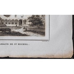 Gravure de 1839 - Abbaye de Saint-Michel de Cuxa - 5