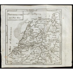 Gravure de 1803 - Carte des Pays-Bas - 1