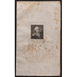 Gravure de 1839 - Portrait de Jean-Pierre Claris de Florian - 1