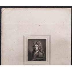 Gravure de 1839 - Portrait de Jean de La Bruyère - 2