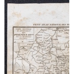 Gravure de 1839 - Carte des Pyrénées-Orientales - 2