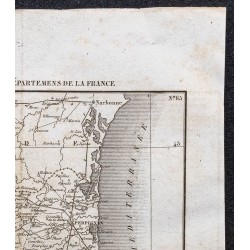 Gravure de 1839 - Carte des Pyrénées-Orientales - 3