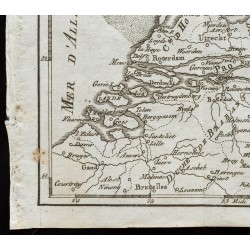 Gravure de 1803 - Carte des Pays-Bas - 4