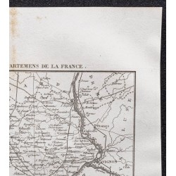 Gravure de 1839 - Carte du Gard - 3
