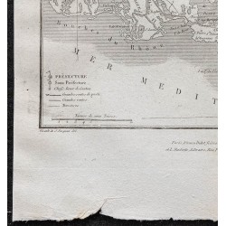 Gravure de 1839 - Carte des Bouches-du-Rhône - 4