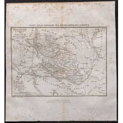 Gravure de 1839 - Carte du Vaucluse - 1