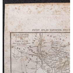 Gravure de 1839 - Carte du Vaucluse - 2