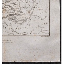 Gravure de 1839 - Carte du Vaucluse - 5